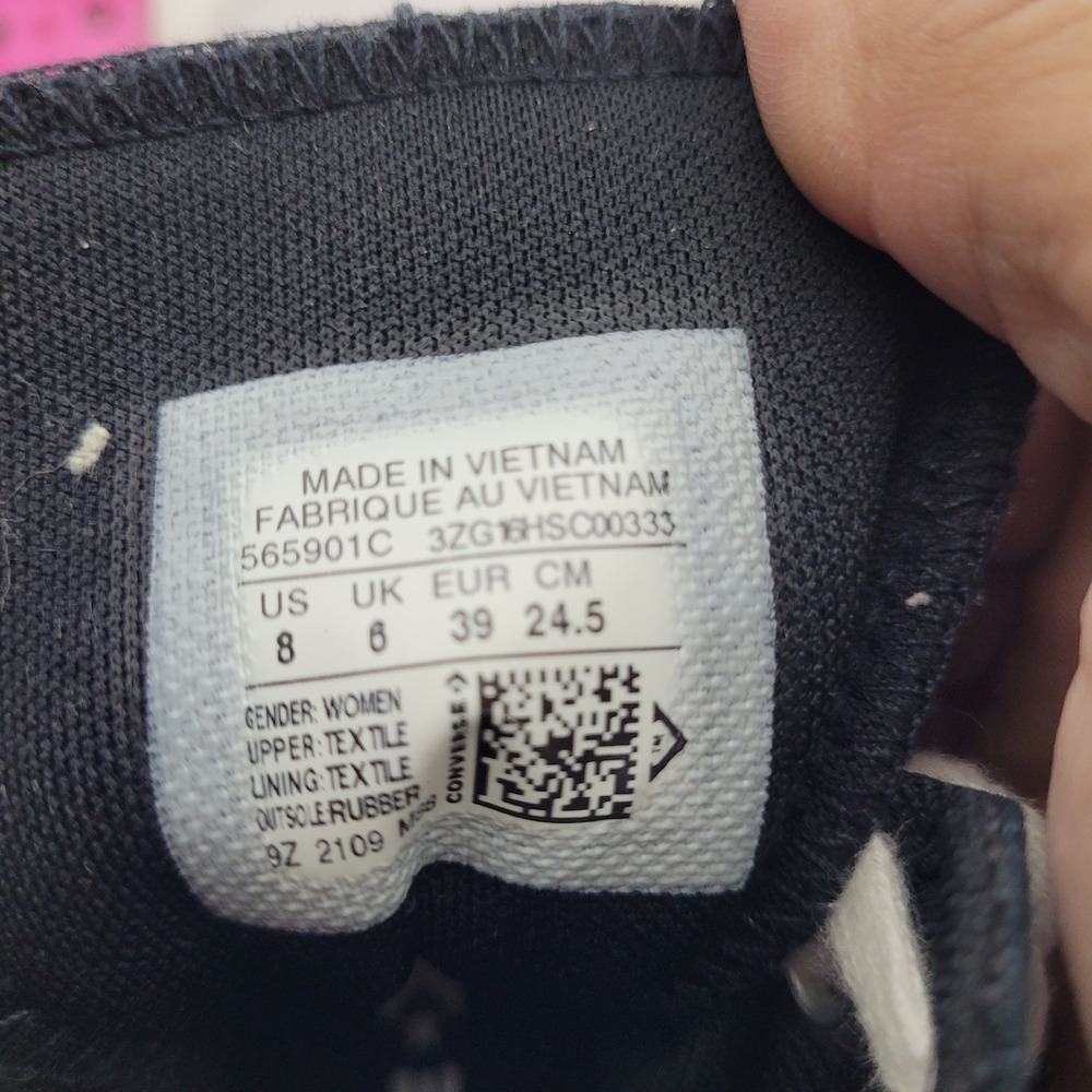 Converse Chuck Taylor All Star Lugged High Top Navy Platform Sneakers 565901C 8 - Picture 6 of 8